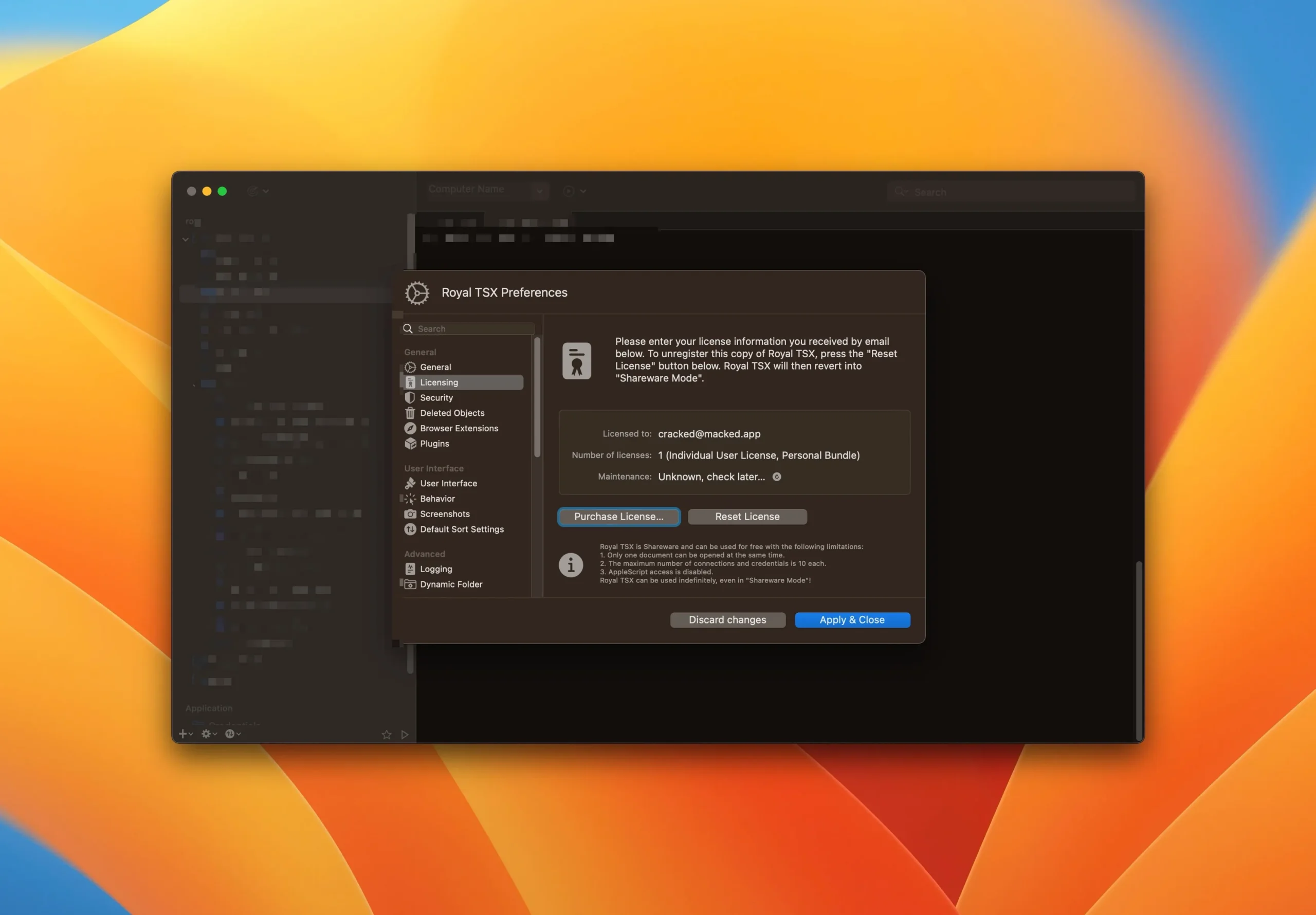 Royal TSX 6.3.0.100 破解版 - 强大的远程控制连接管理工具 | 远程控制